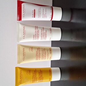 Clarins Body Fit, Exfoliating, Gentle Cleanser, Hand And Nail New 1 Oz Each